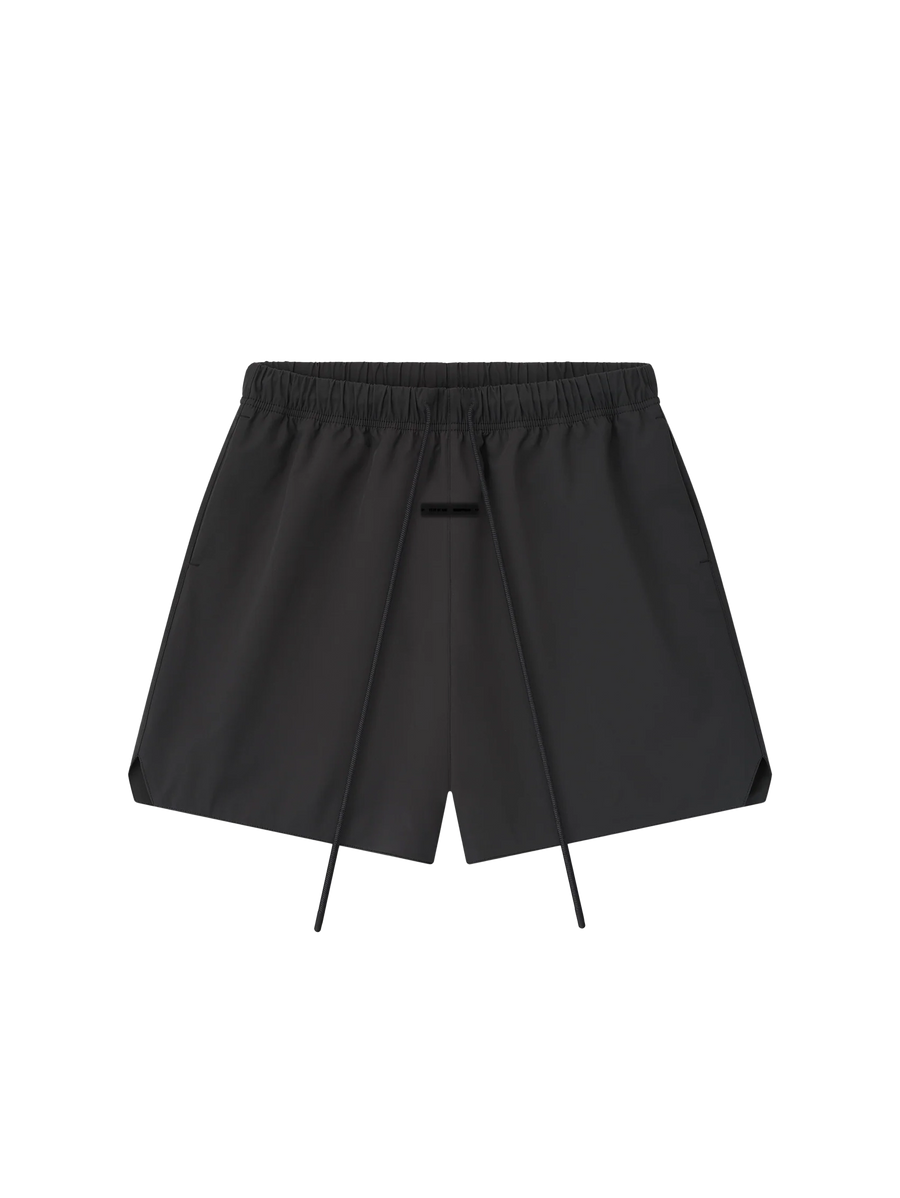 Fear of God Essentials Tech Nylon Classic Short in Vintage Black