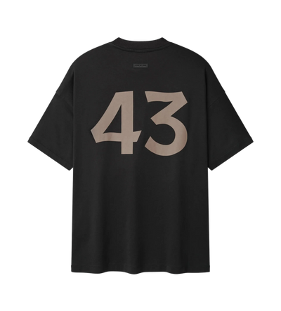 Cotton Rayon 43 Tee in Black