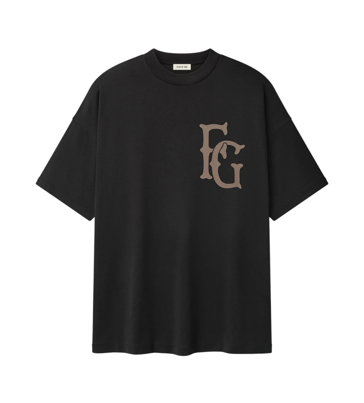 Cotton Rayon 43 Tee in Black
