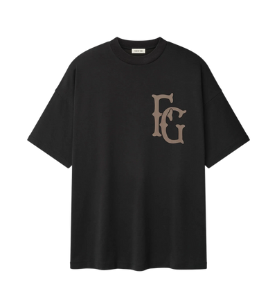 Cotton Rayon 43 Tee in Black
