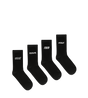 4-Pack Socks Black