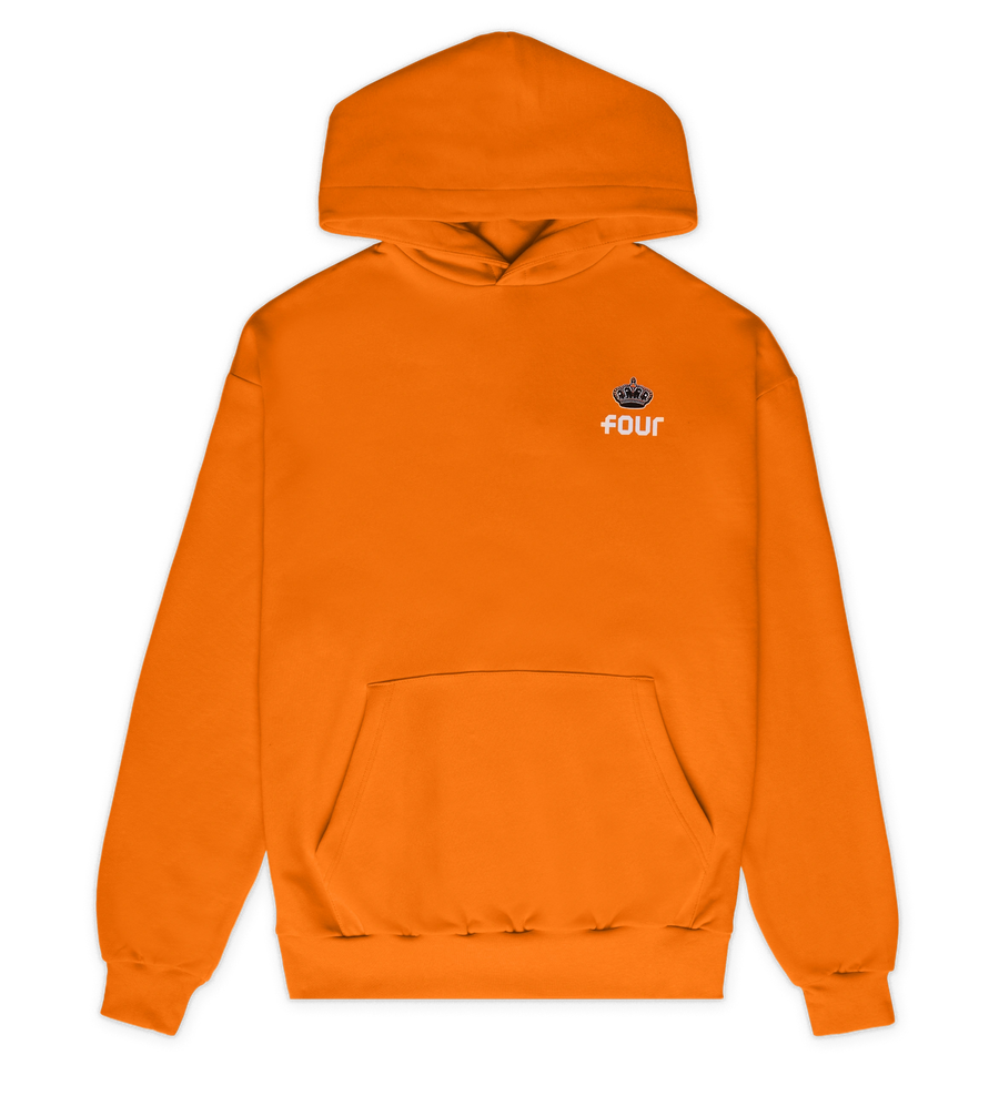 Logo Hoodie Orange/Black
