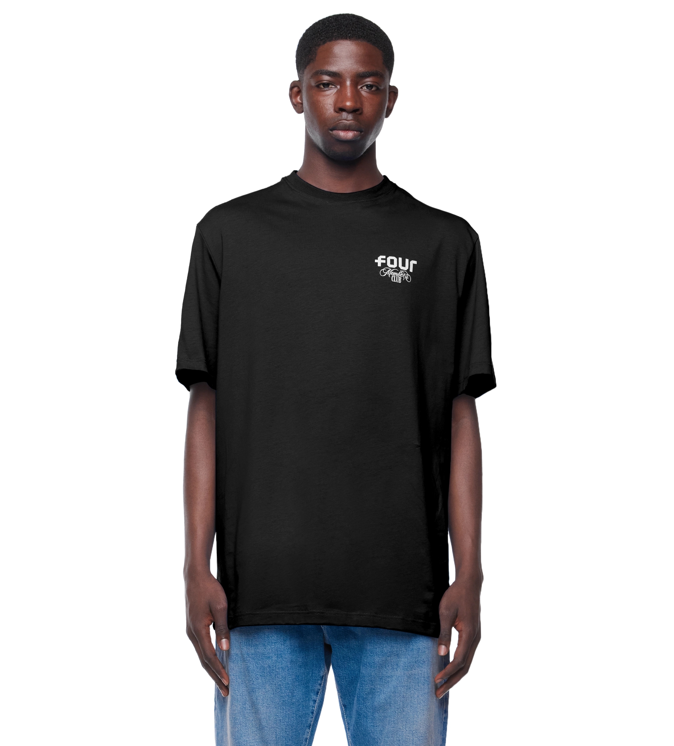 T-shirt Members Club Jet Black