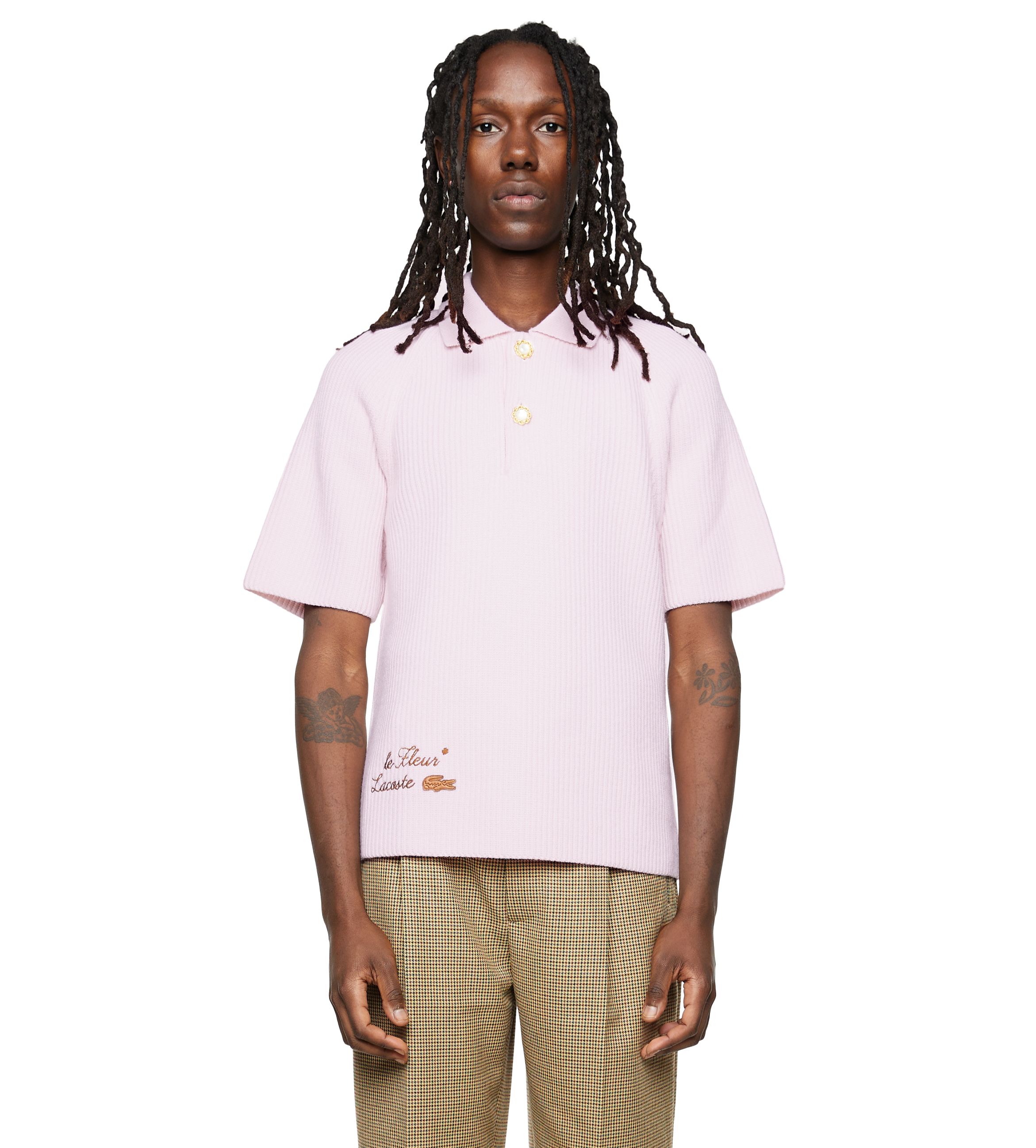Lacoste x Le Fleur Polo Pink