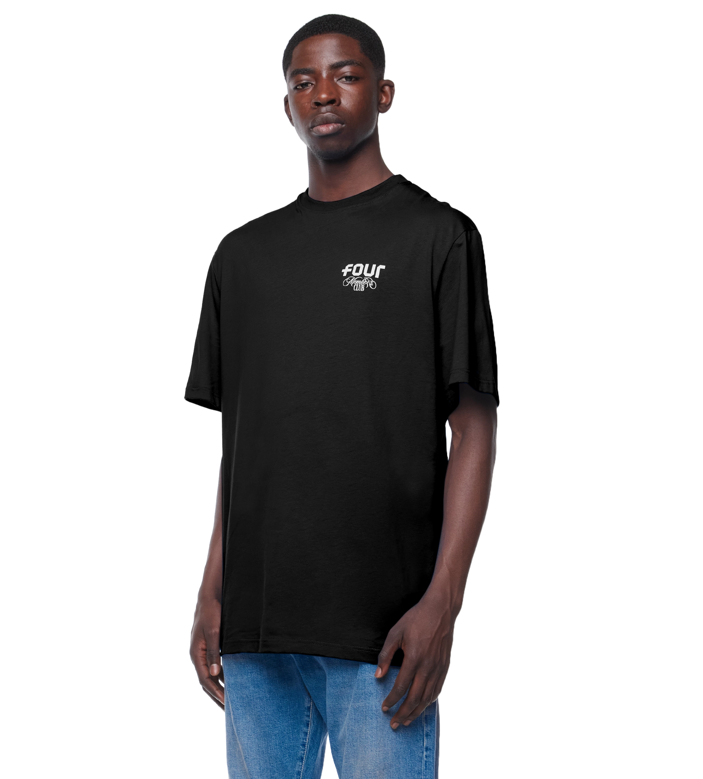 T-shirt Members Club Jet Black