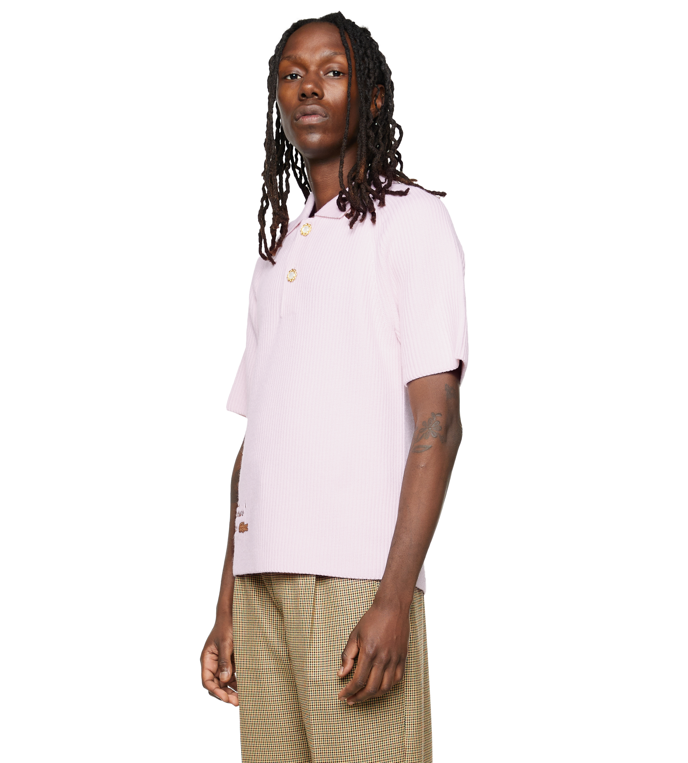 Lacoste x Le Fleur Polo Pink