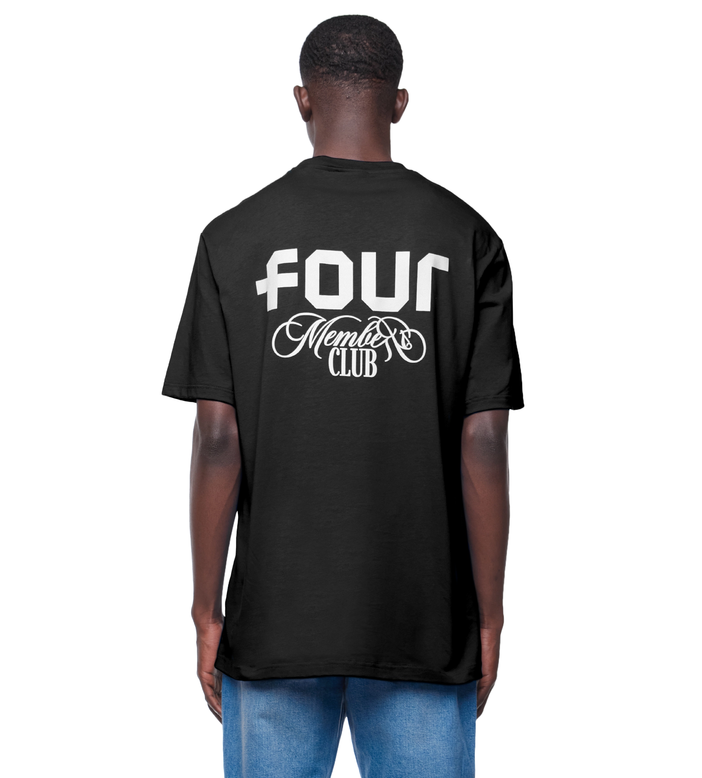 T-shirt Members Club Jet Black