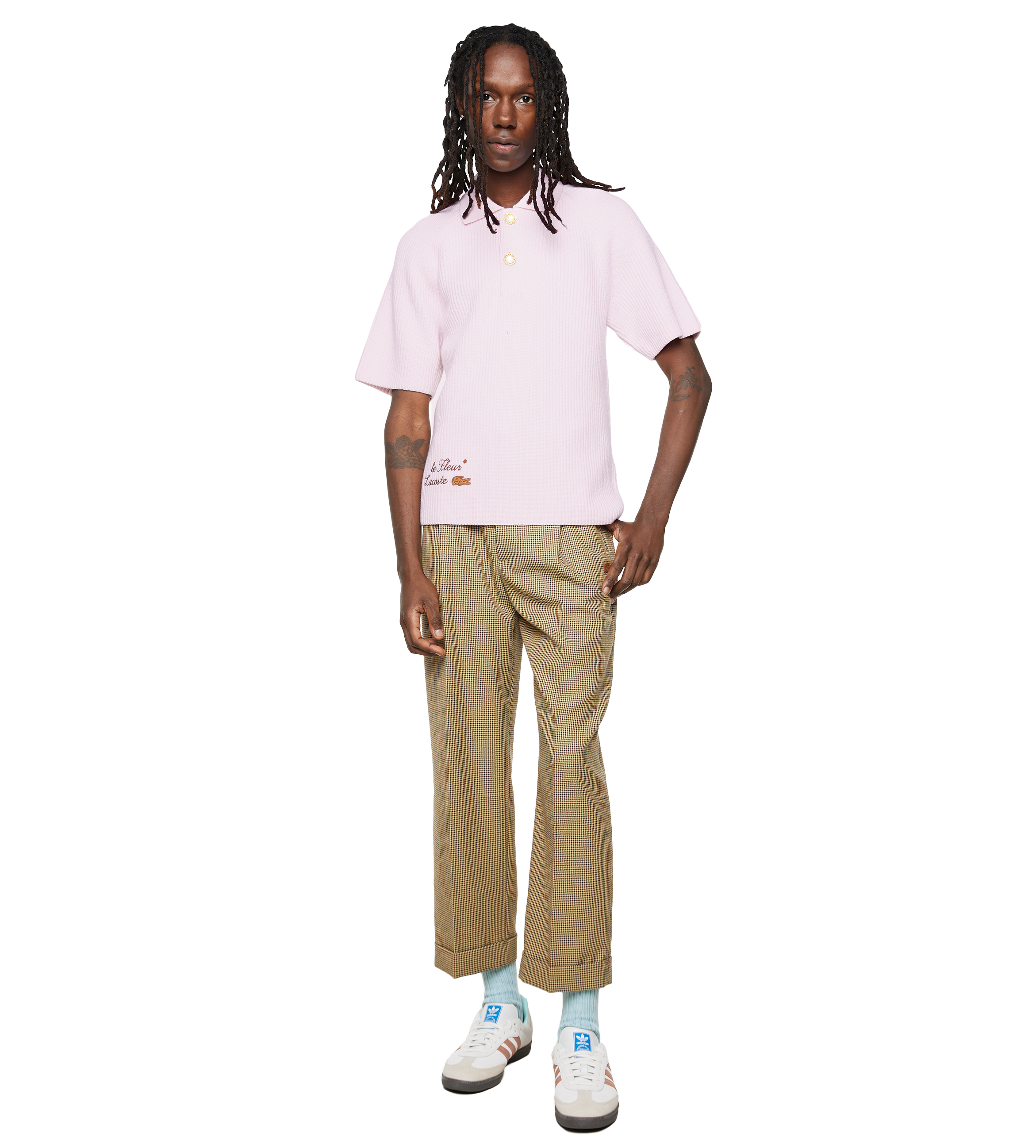 Lacoste x Le Fleur Polo Pink