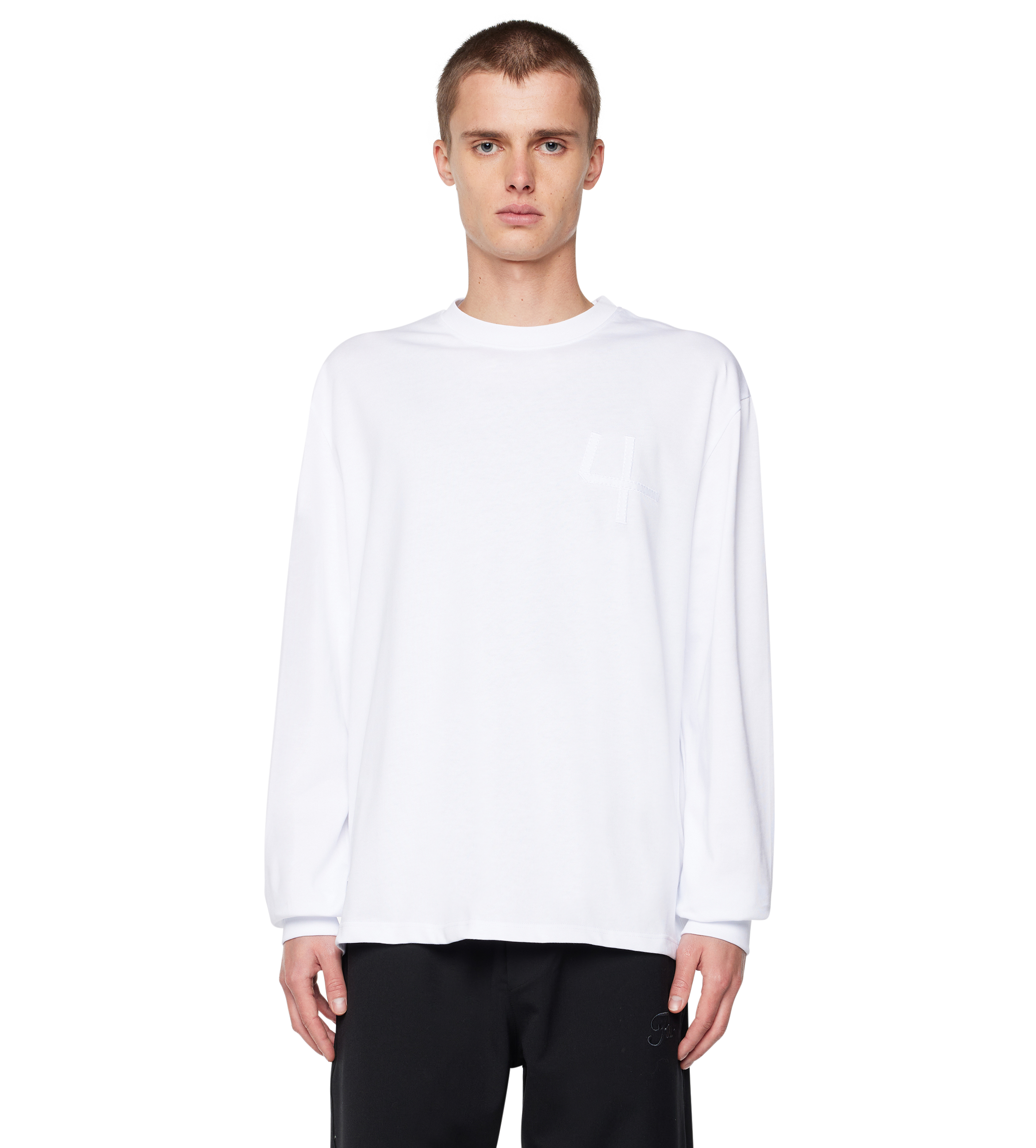 Beltloop Longsleeve White
