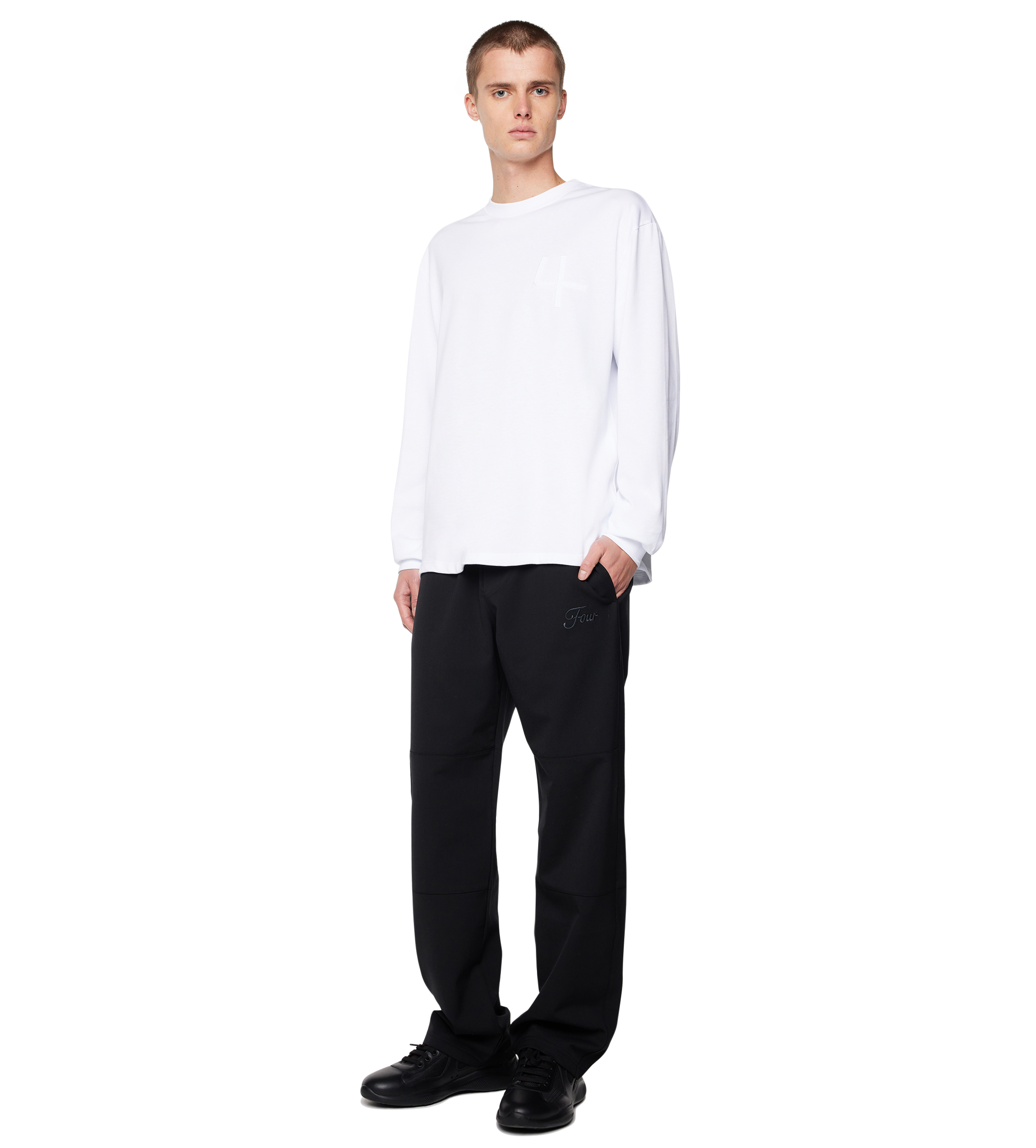 Beltloop Longsleeve White