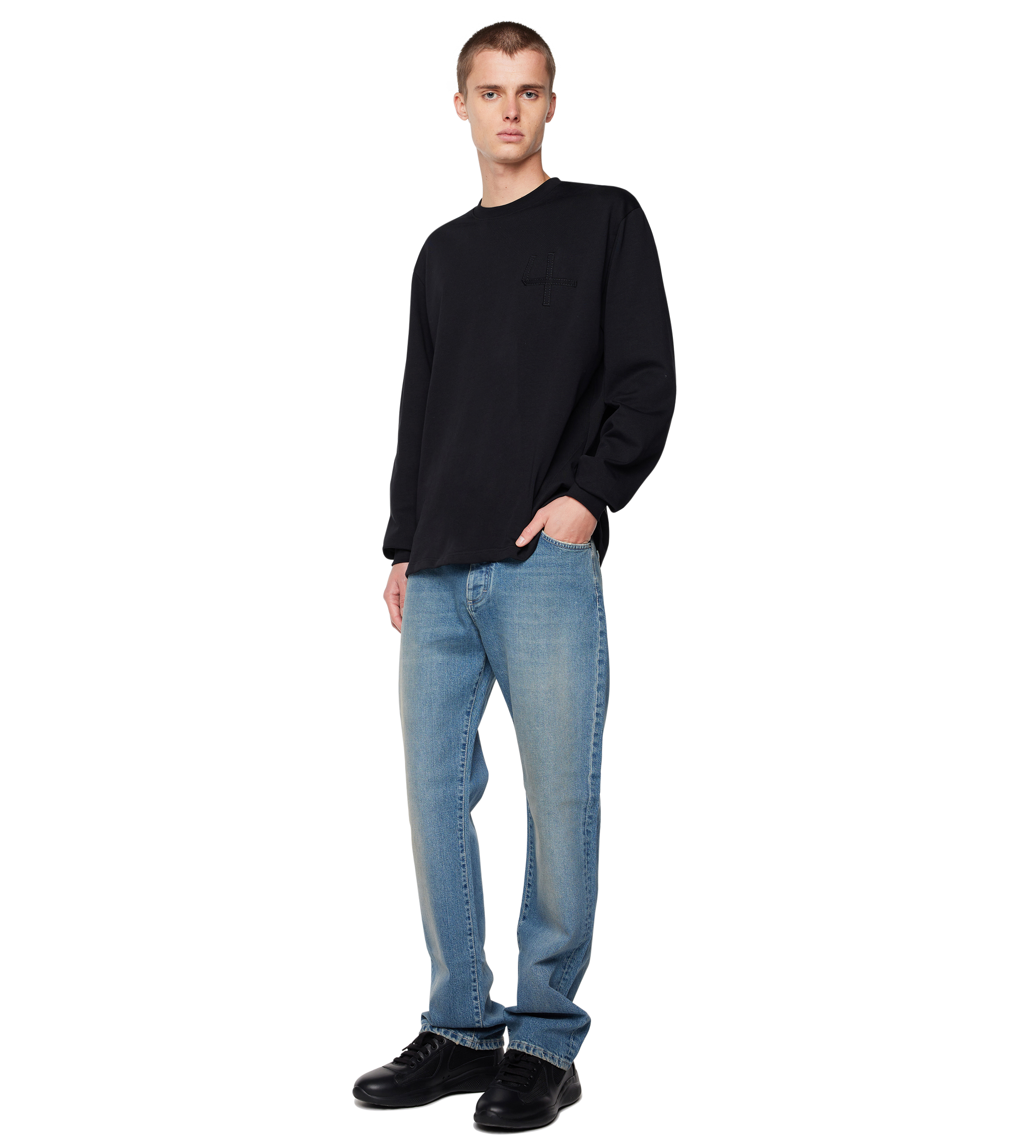 Beltloop Longsleeve Black