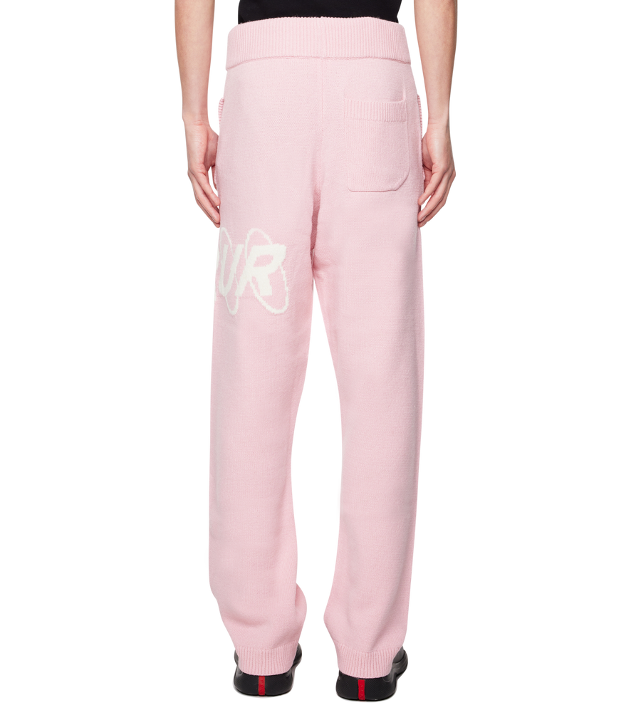 Big Circles Knitted Pants Soft Pink