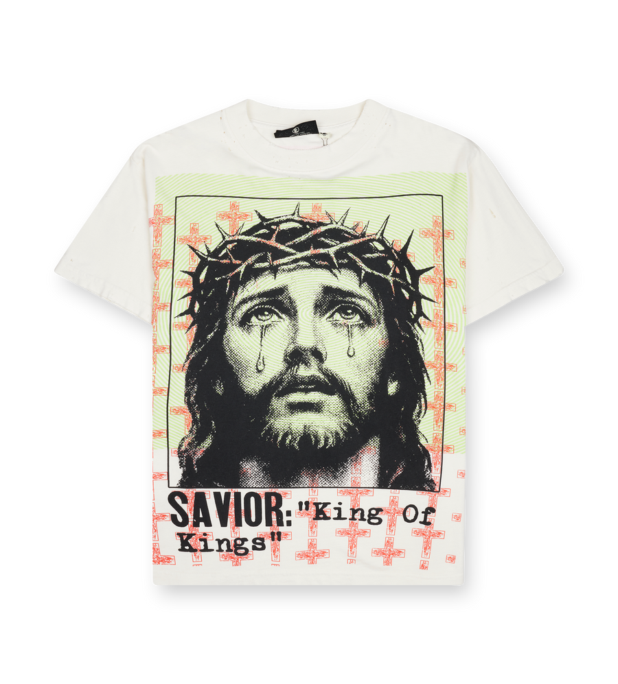 Hellstar Jesus T-Shirt in White