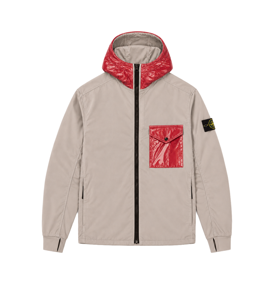 Technical Hooded Jacket Grey