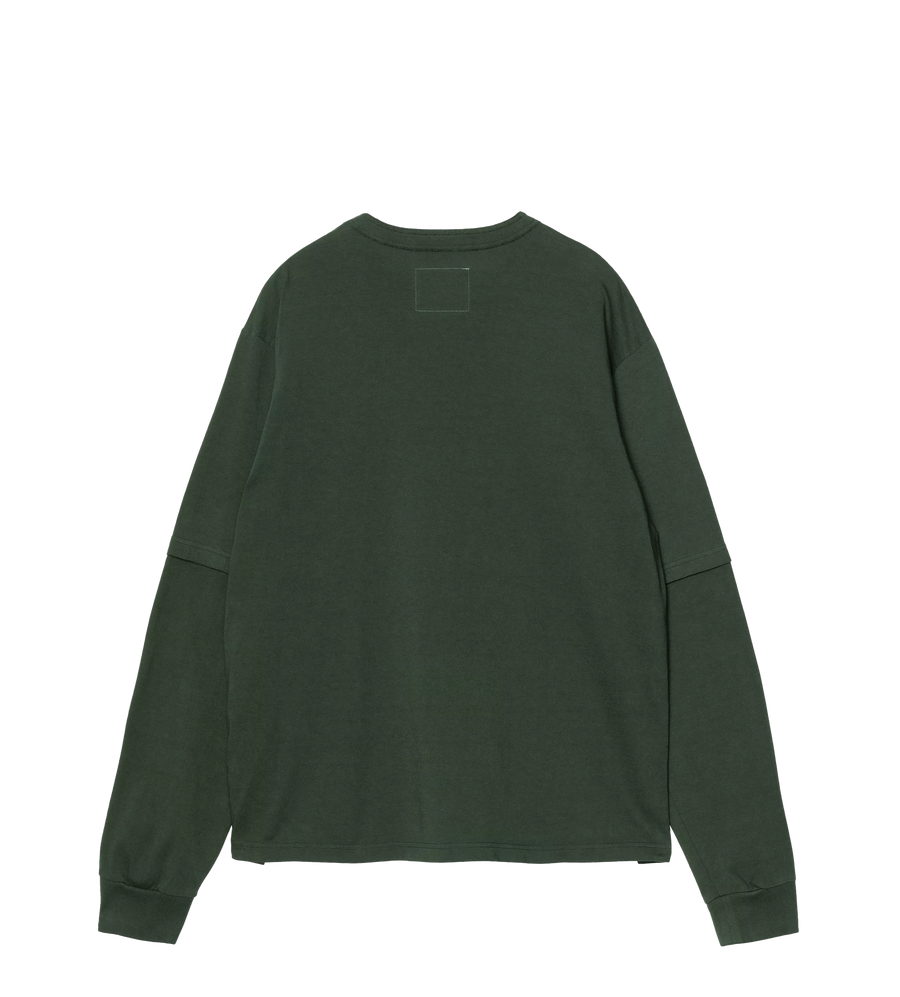 Sacai x Carhartt WIP Cotton Jersey L/S T-Shirt in Green