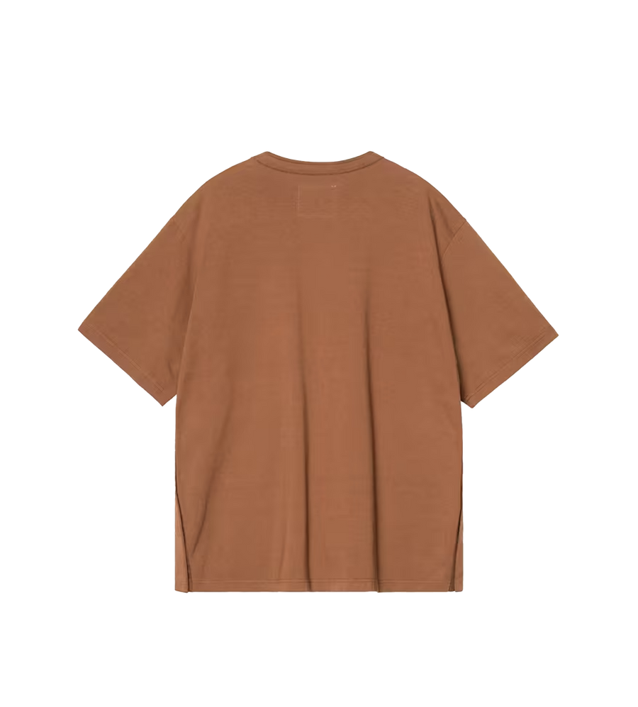 Sacai x Carhartt WIP Cotton Jersey T-Shirt in Sacai in Dark Beige