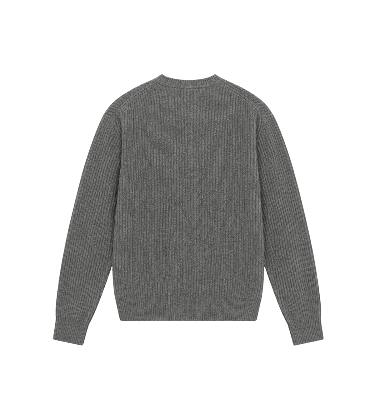 Crewneck Knitted Jumper Grey