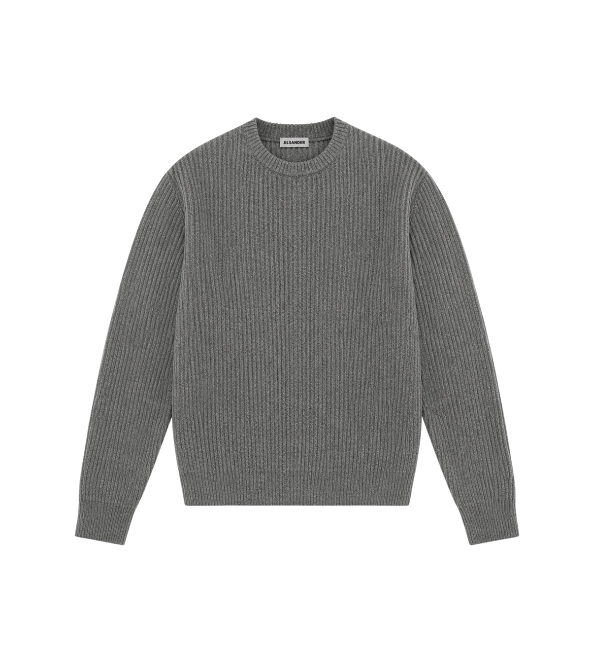 Crewneck Knitted Jumper Grey