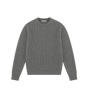 Crewneck Knitted Jumper Grey