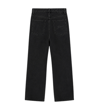 The Straight De-Nîmes Denim Pants Black