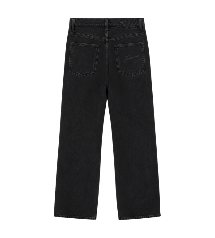 The Straight De-Nîmes Denim Pants Black