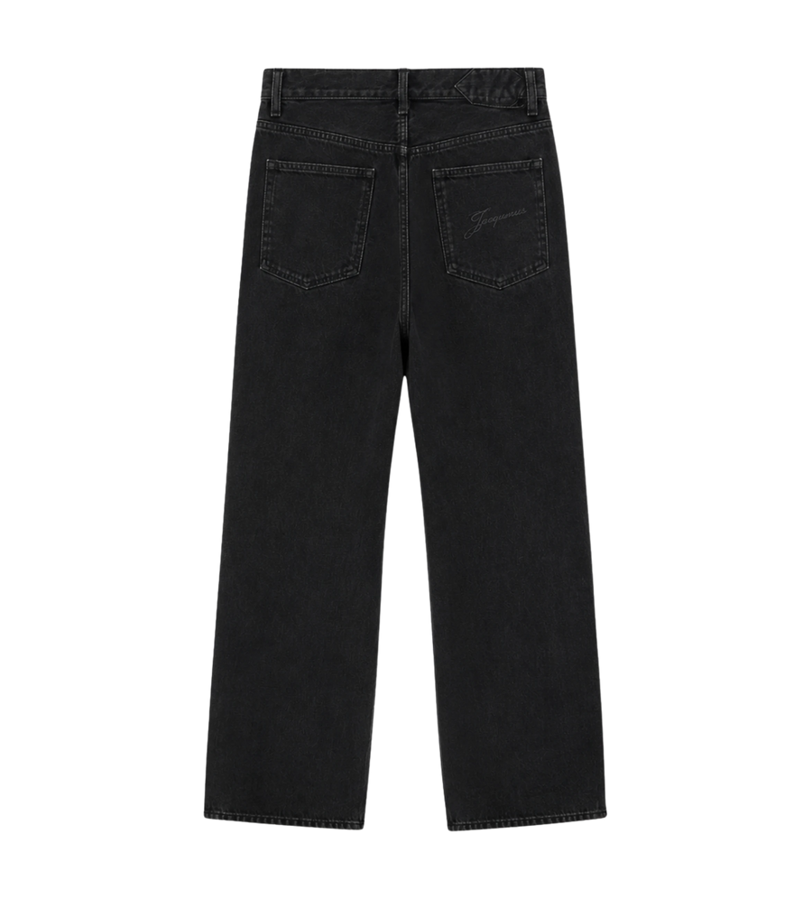 The Straight De-Nîmes Denim Pants Black