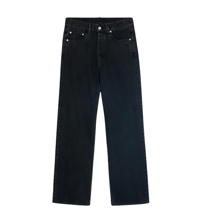 The Straight De-Nîmes Denim Pants Black