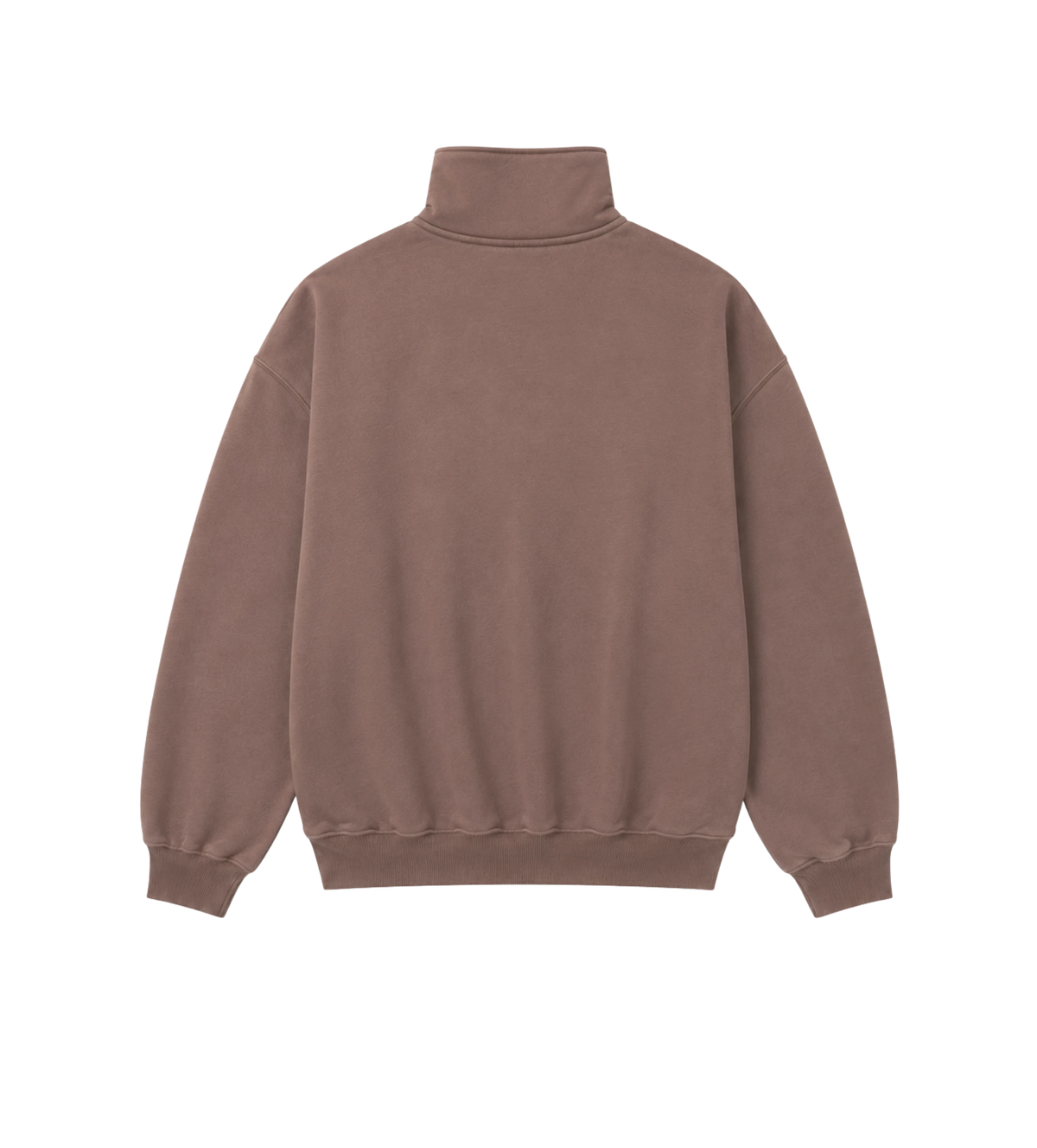 The Gros Grain Zipped-Rollneck Sweater Bruin