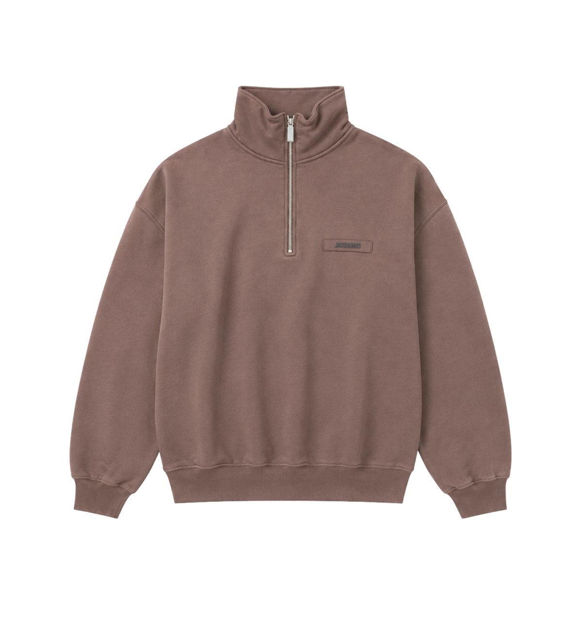 The Gros Grain Zipped-Rollneck Sweater Bruin