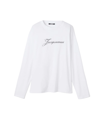 The Jacquemus Long-Sleeve T-Shirt Wit