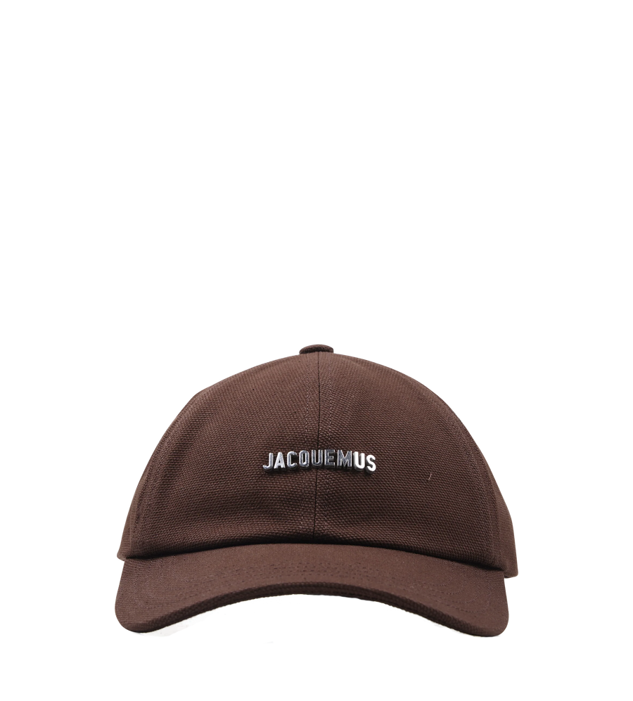 Jacquemus Short Brim Cap in Brown