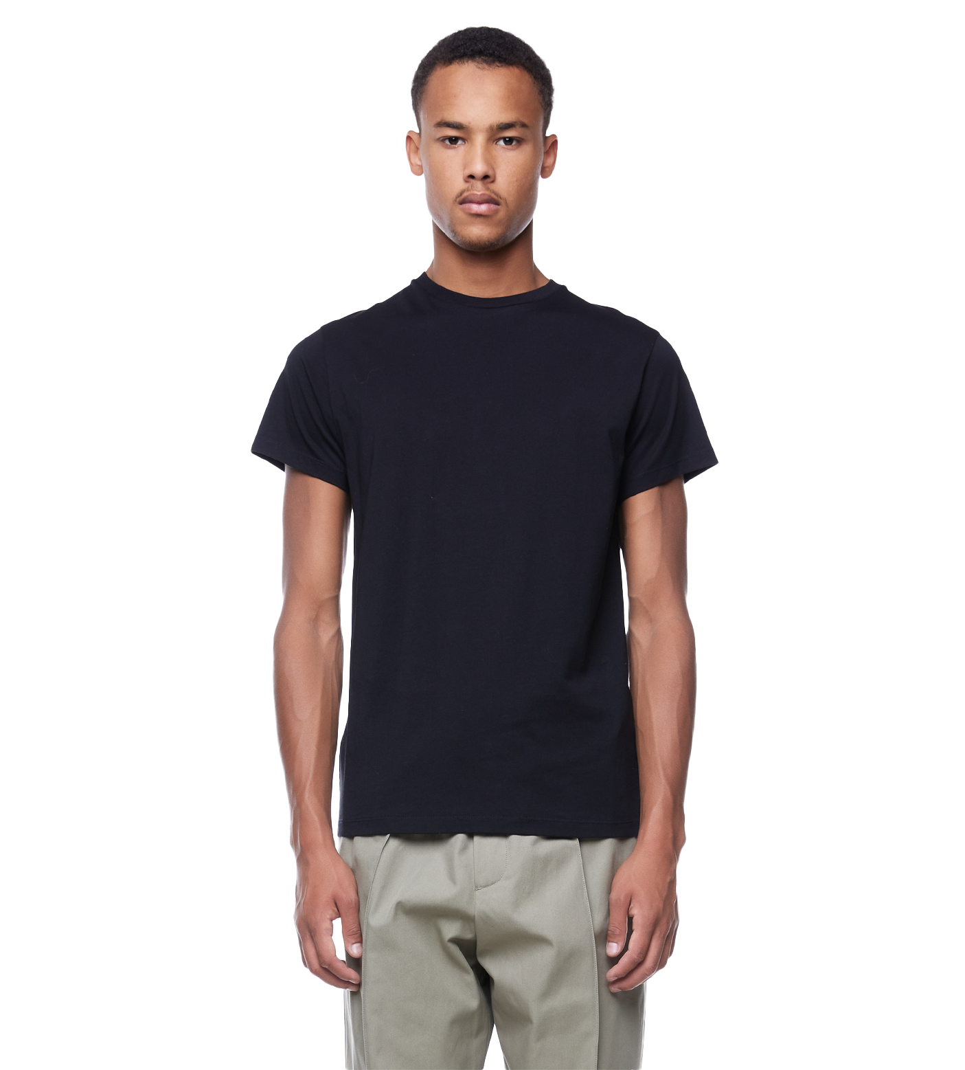Short-sleeve Cotton T-shirt Black
