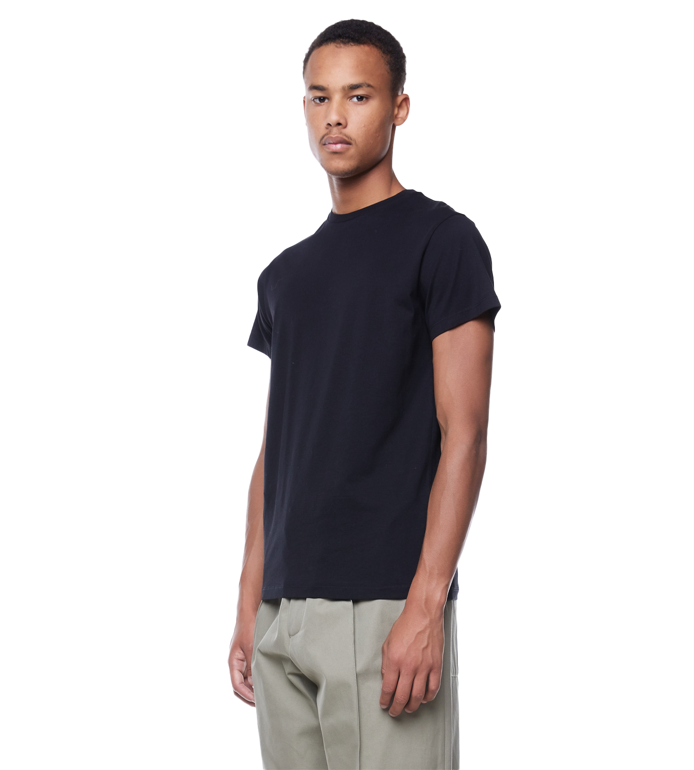 Short-sleeve Cotton T-shirt Black