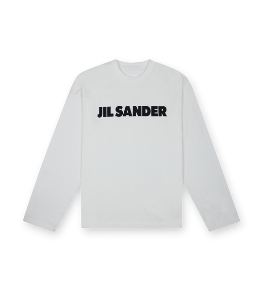 Jil Sander Logo Longsleeve in White – FOUR Amsterdam