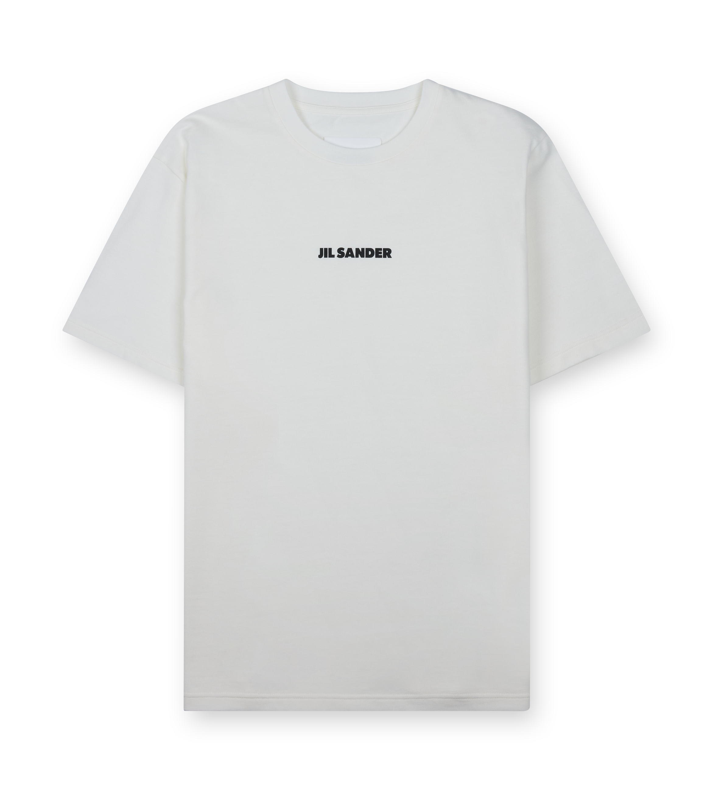 Jil Sander Logo T-shirt in wit