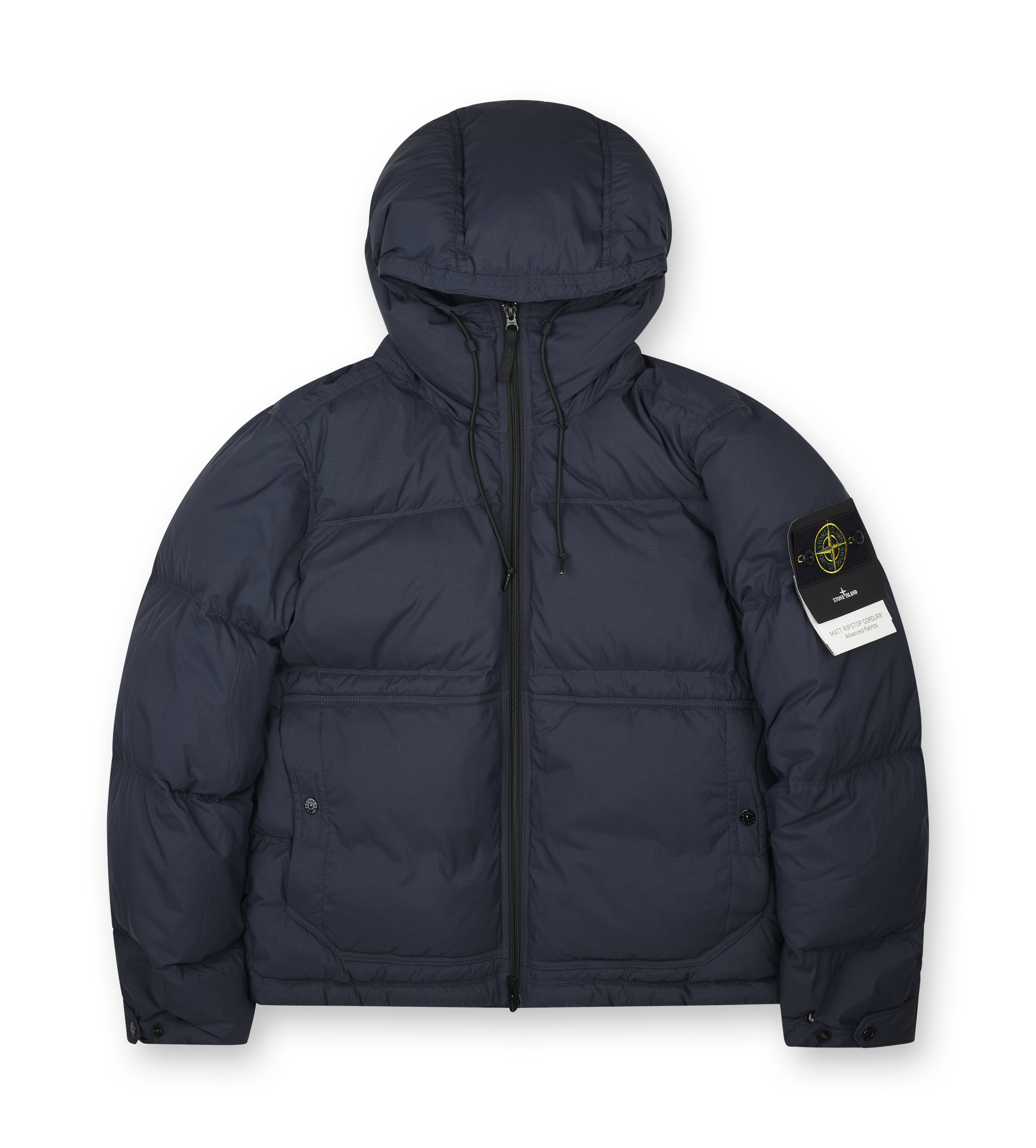 Stone Island Matt Ripstop Cordura® Down Parka in Navy