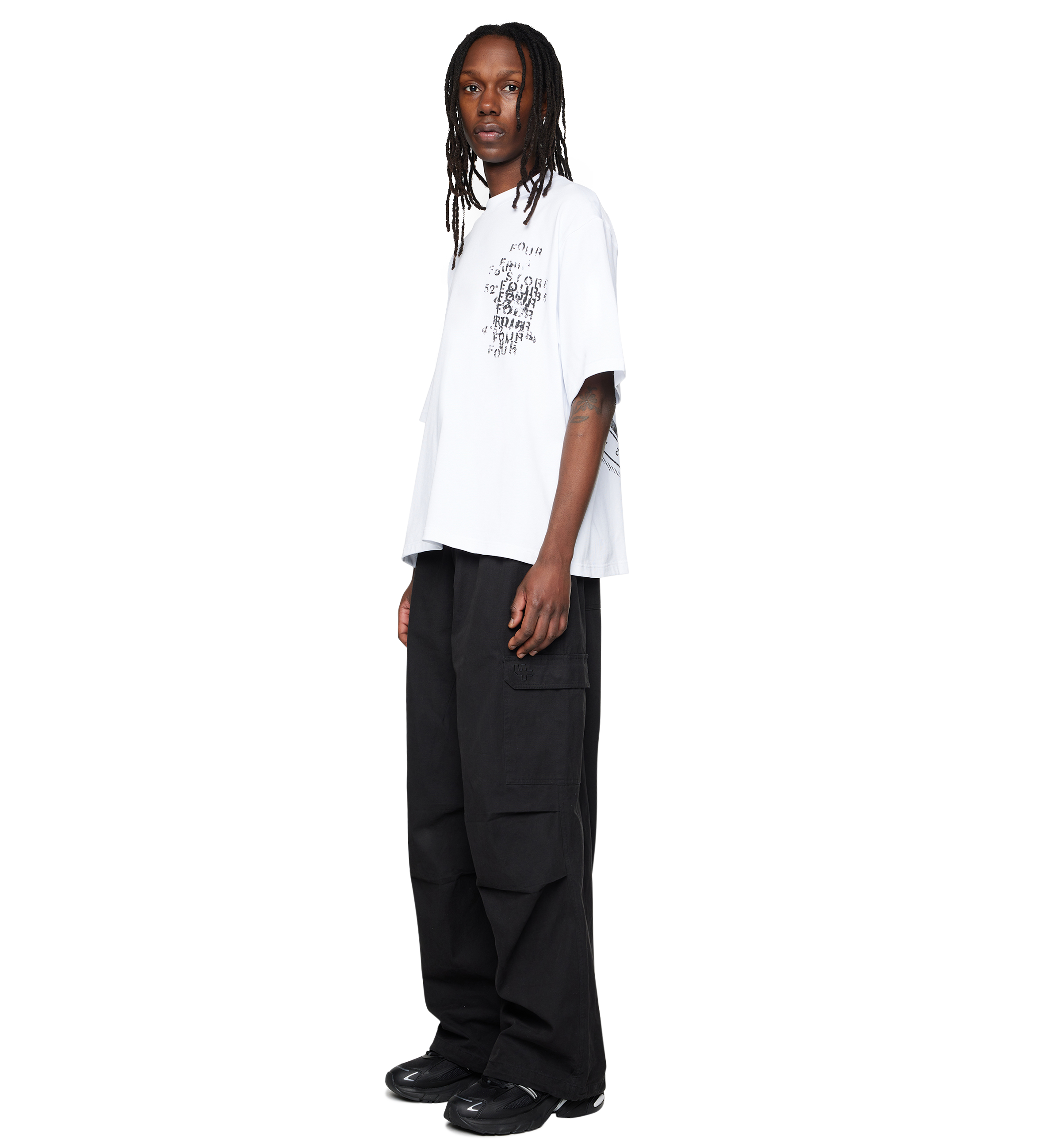 World Location Boxy T-Shirt White
