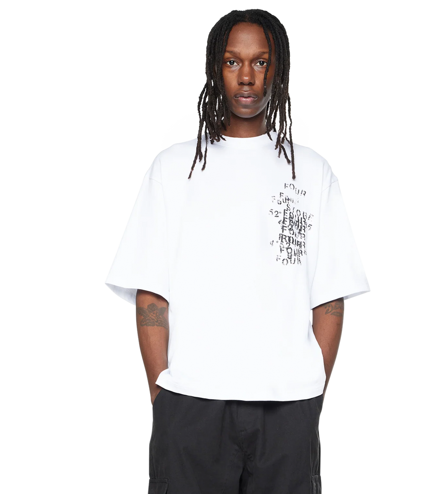 World Location Boxy T-Shirt White