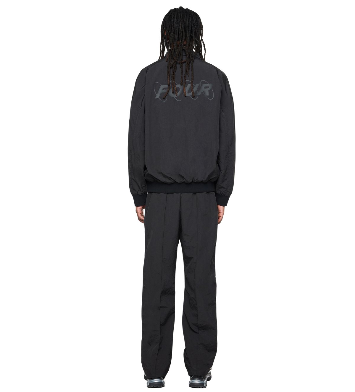 Circles Track Jacket Black