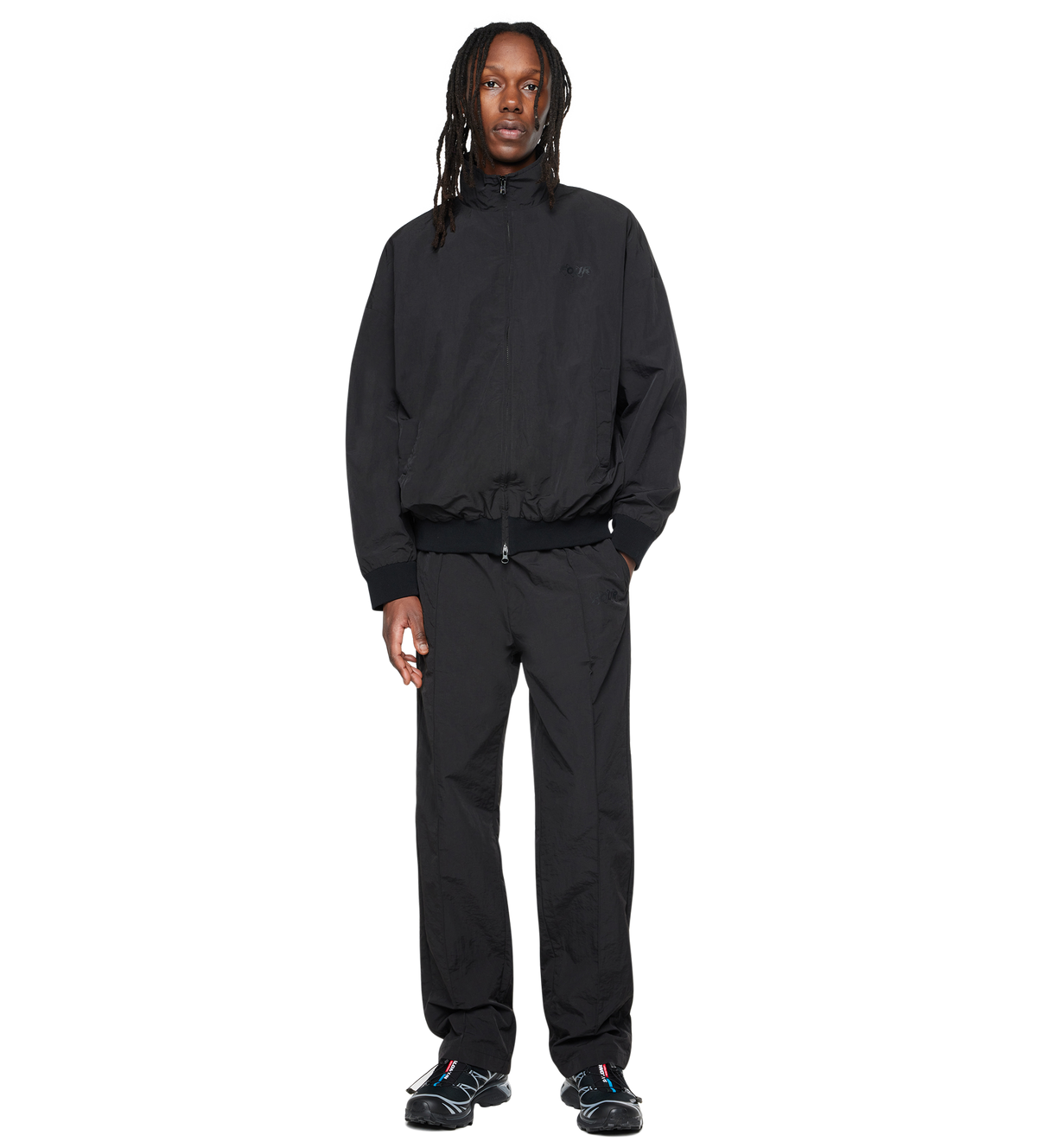 Circles Track Jacket Black
