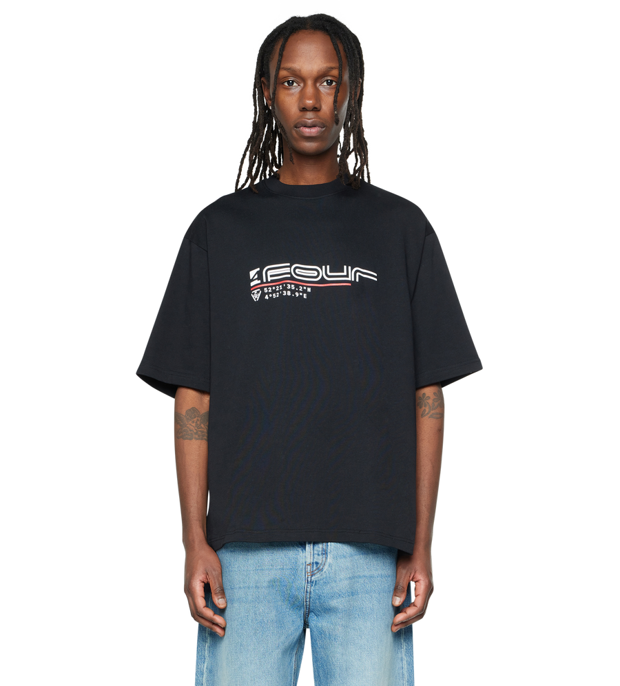 Topo Boxy T-Shirt Black