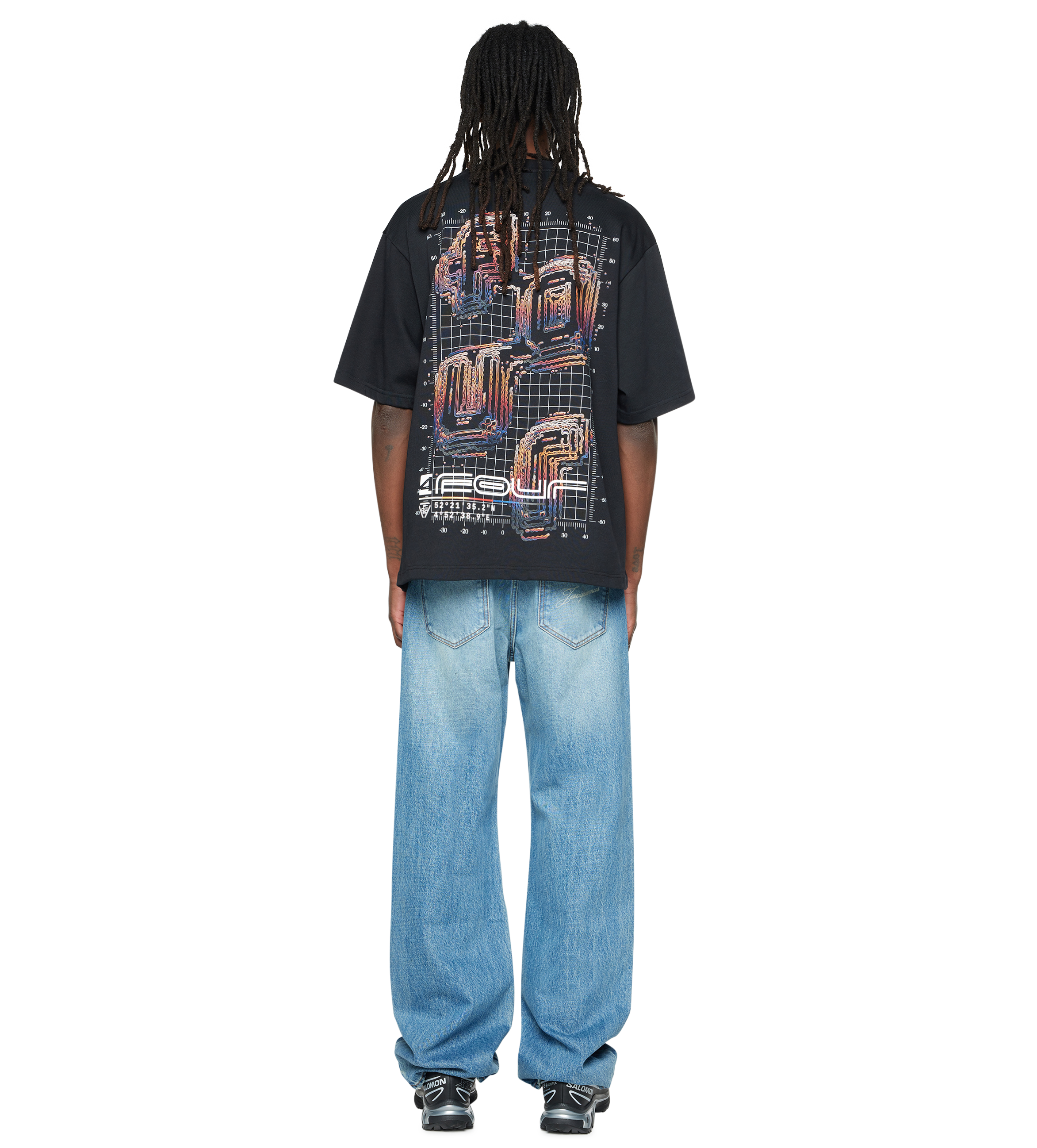 Topo Boxy T-Shirt Black