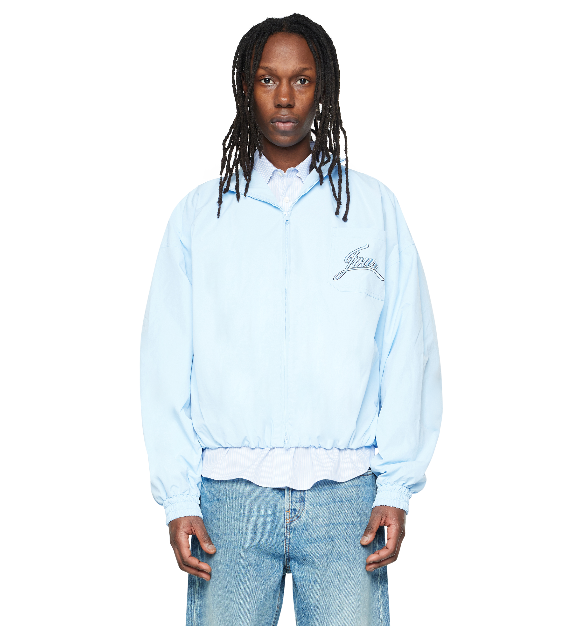 Script Track Jacket Ballad Blue