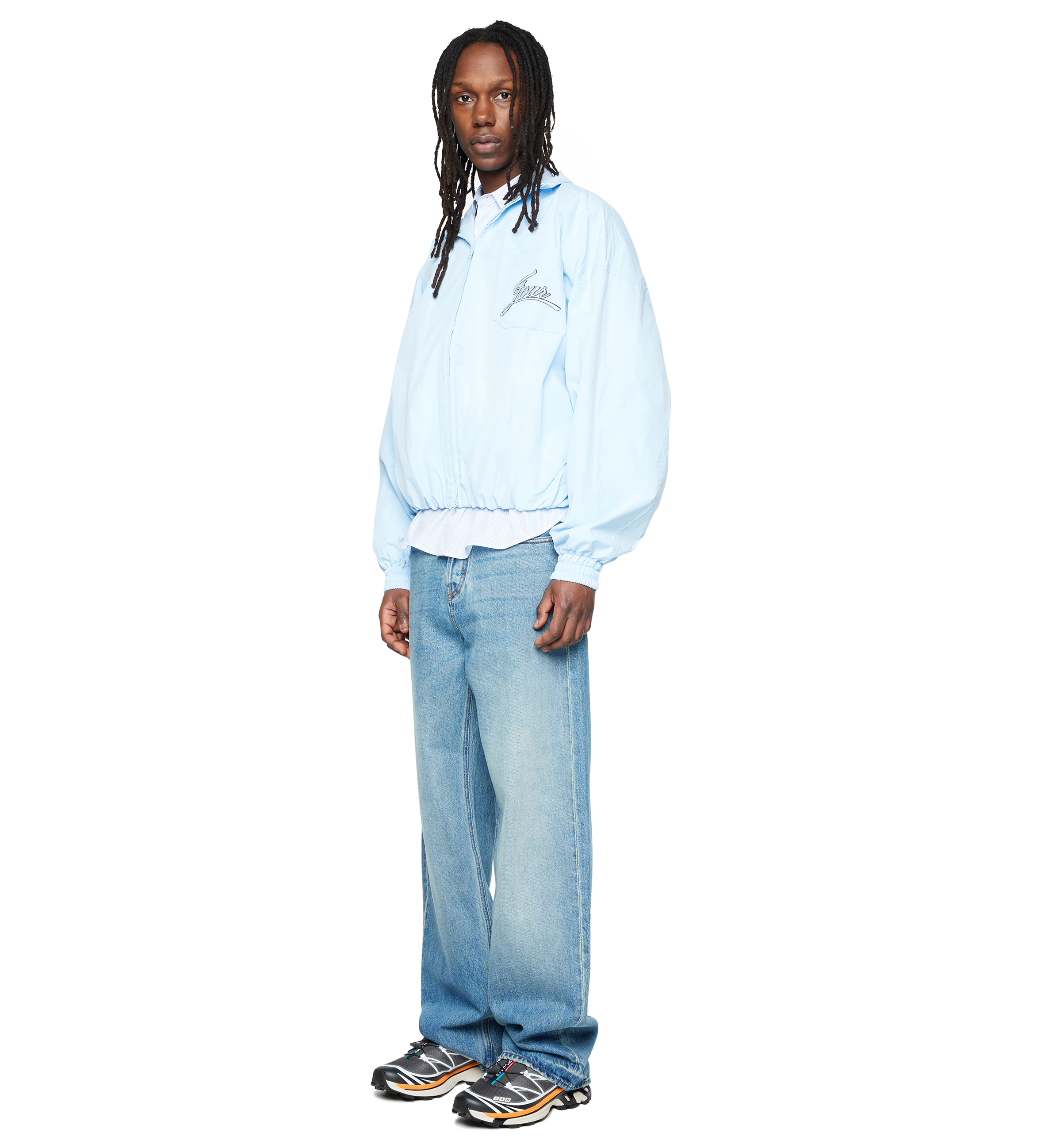 Script Track Jacket Ballad Blue