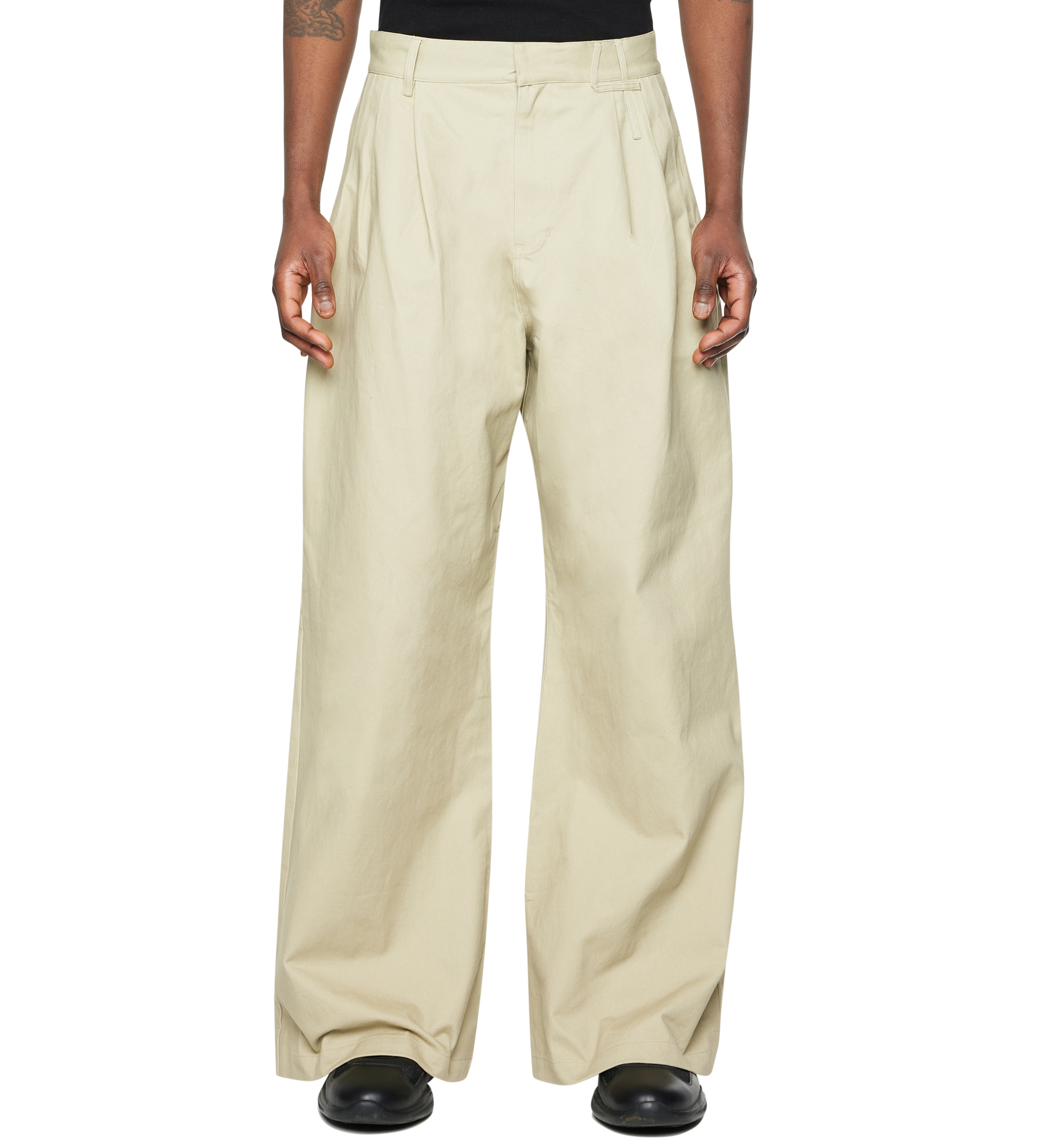 Script Trousers Oatmeal