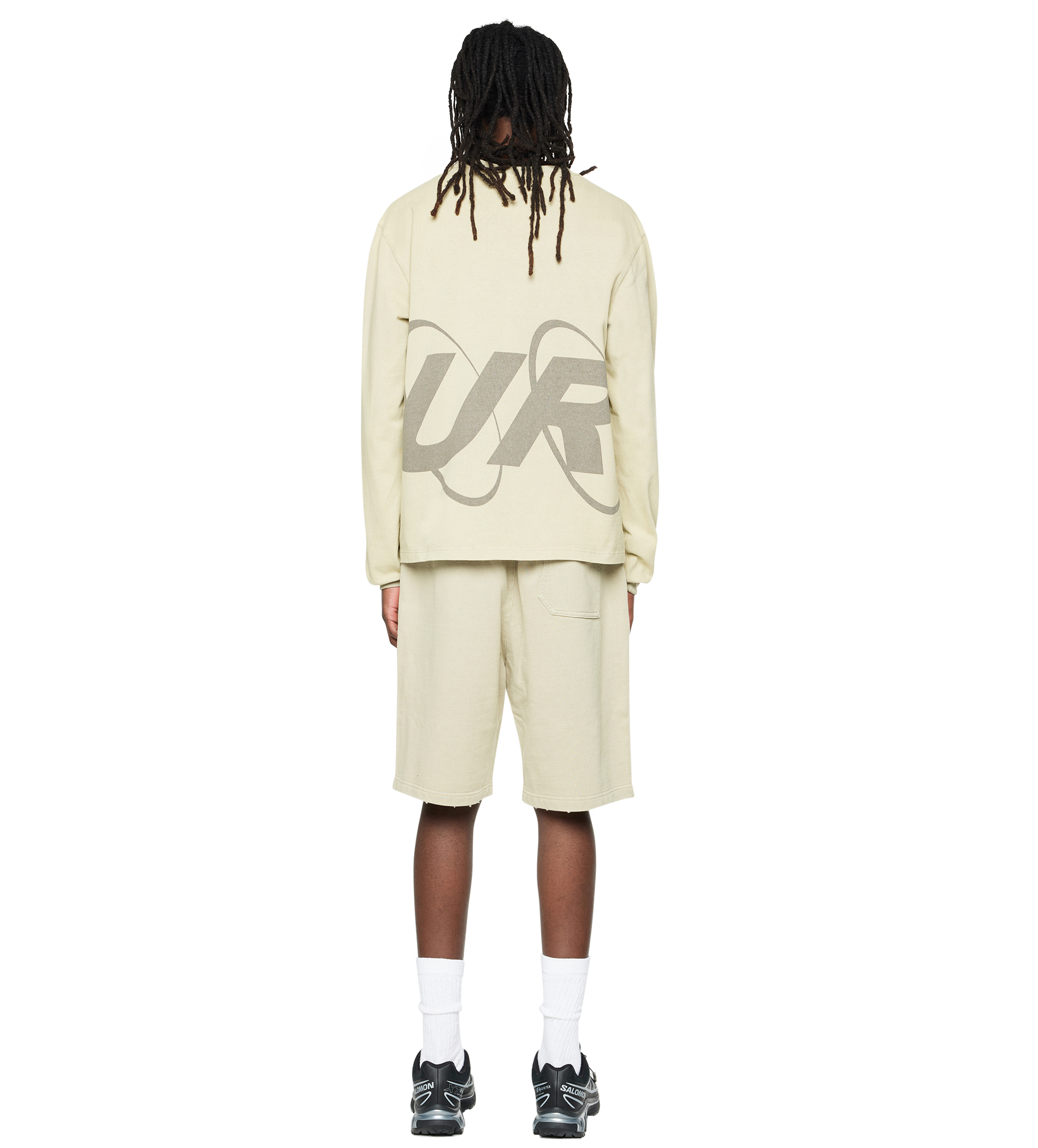 Big Circles Longsleeve Washed Oatmeal