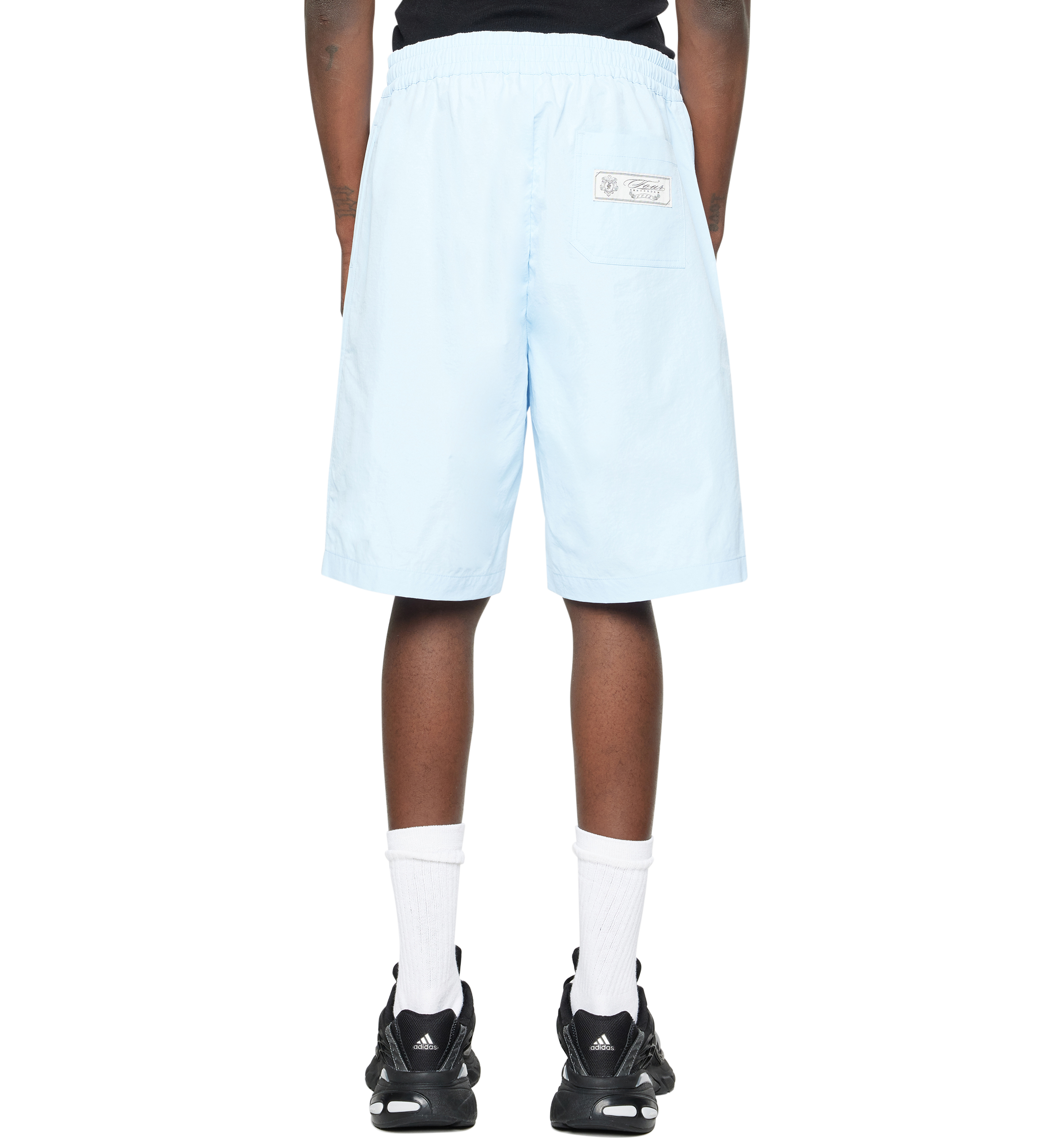 Script Track Shorts Ballad Blue