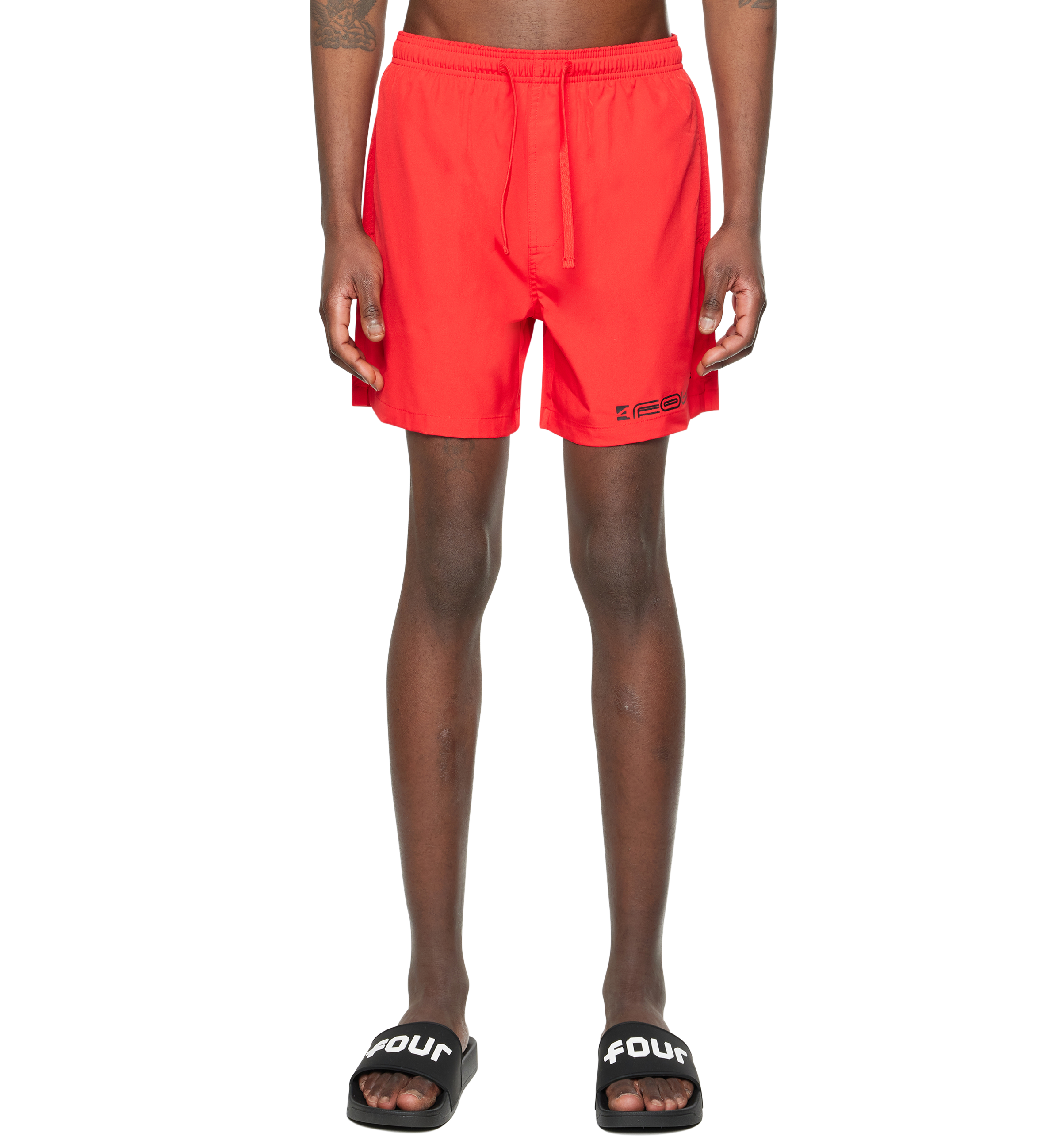 Topo Swim Shorts Red