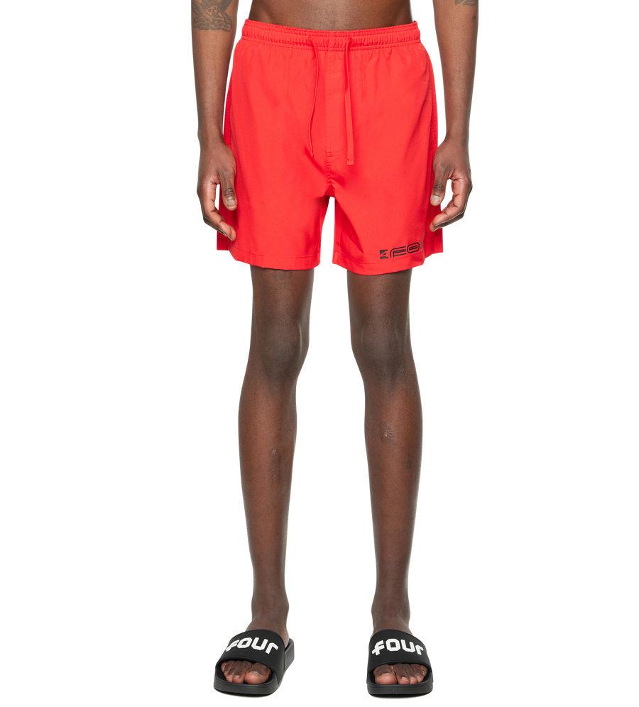 Topo Swim Shorts Red