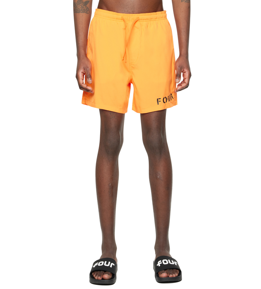 Utility Swim Shorts Orange